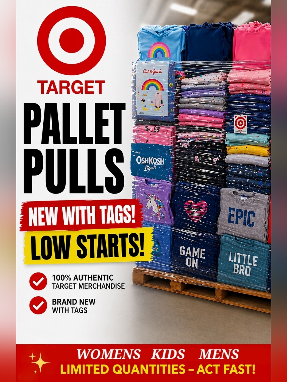 Target NWT Low Starts! Kids Womens And Mens!